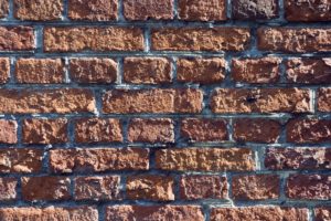 Old red brick wall, close-up, detail, Old red brick wall, close-up, detail,